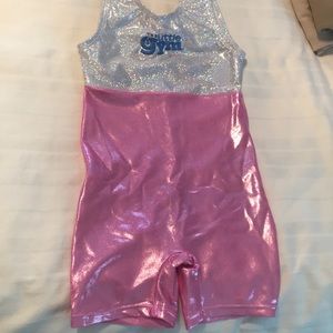 Little Gym sparkly leotard Girls size S/M